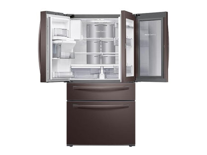 Samsung RF28R7351DT 28 cu. ft. Food Showcase 4-Door French Door Refrigerator in Tuscan Stainless Steel