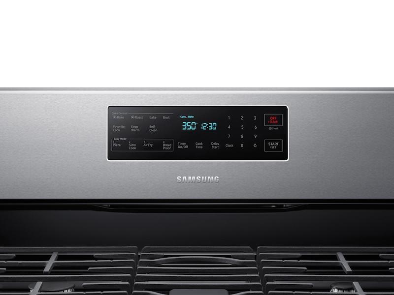 Samsung NX58T7511SS 5.8 cu. ft. Freestanding Gas Range with Air Fry and Convection in Stainless Steel