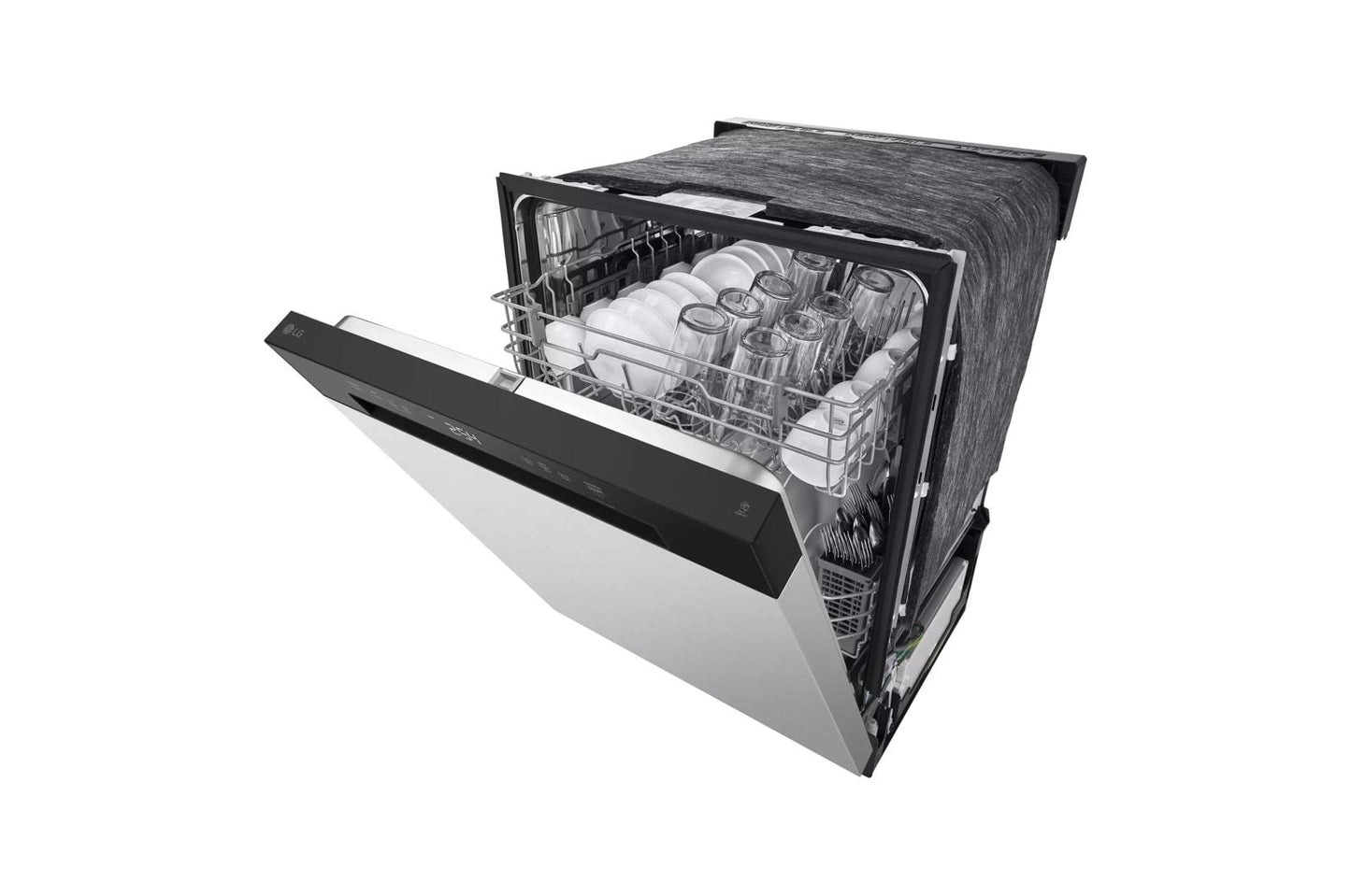 Lg LDFC2423C 24 Inch Front Control Dishwasher with Rust-Resistant Stainless Steel Tub and Dynamic Dry™