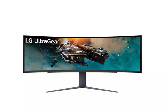 Lg 49GR85DCB 49 Inch Curved UltraGear™ DQHD 1440P 1ms 240Hz Monitor with VESA DisplayHDR™ 1000