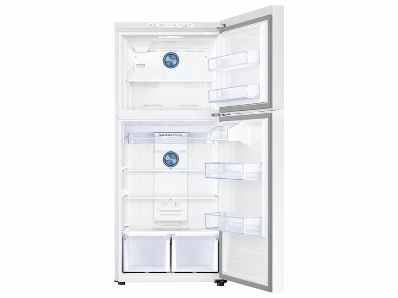 Samsung RT18M6213WW 18 cu. ft. Top Freezer Refrigerator with FlexZone™ in White