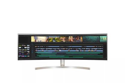 49WL95CWE LG 49WL95C-WE 49 Inch 32:9 UltraWide Dual QHD 1440P IPS Curved LED Monitor with HDR 10
