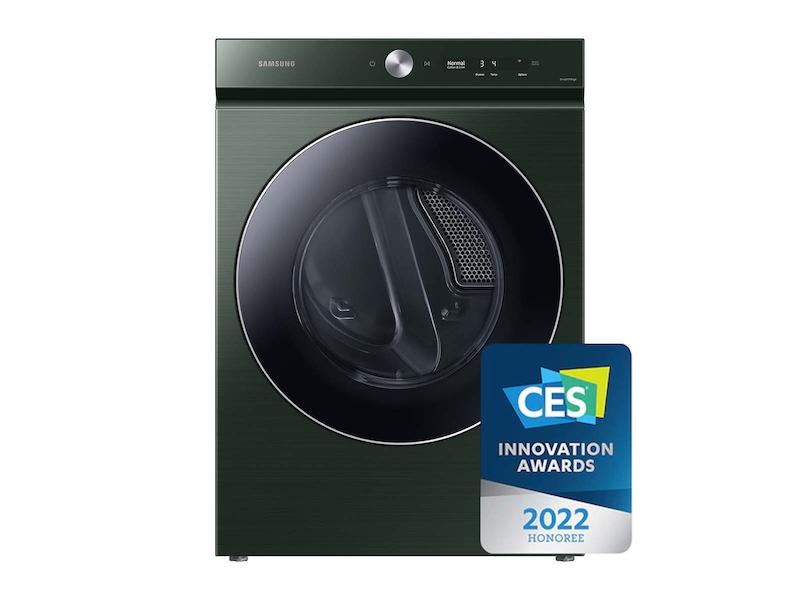 Samsung Bespoke 7.6 cu. ft. Ultra Capacity Electric Dryer with AI Optimal Dry and Super Speed Dry in Forest Green
