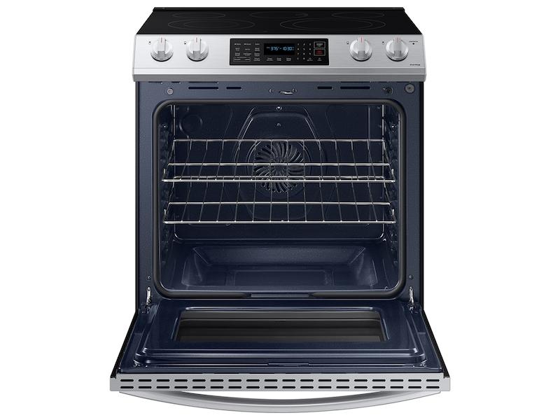Samsung NE63BG8315SS 6.3 cu. ft. Smart Slide-in Electric Range with Air Fry & Convection in Stainless Steel