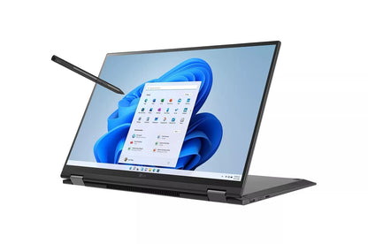 16T90QKAAC7U1 LG gram 16 Inch 2-in-1 Lightweight Laptop, Intel® 12th Gen Core® i7 Evo™ Platform, Windows 11 Home, 16GB RAM, 512GB SSD, Black