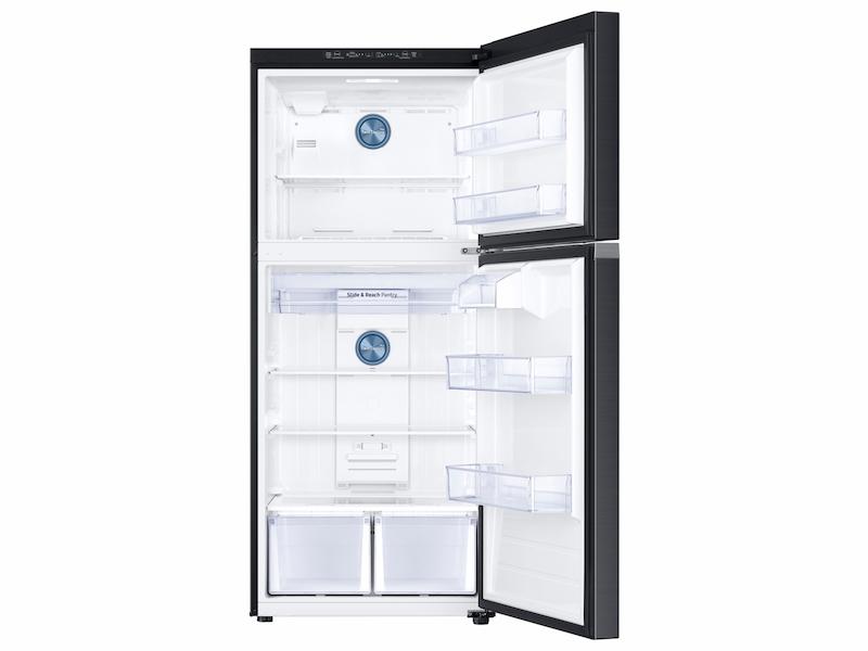 Samsung RT18M6213SG 18 cu. ft. Top Freezer Refrigerator with FlexZone™ in Black Stainless Steel