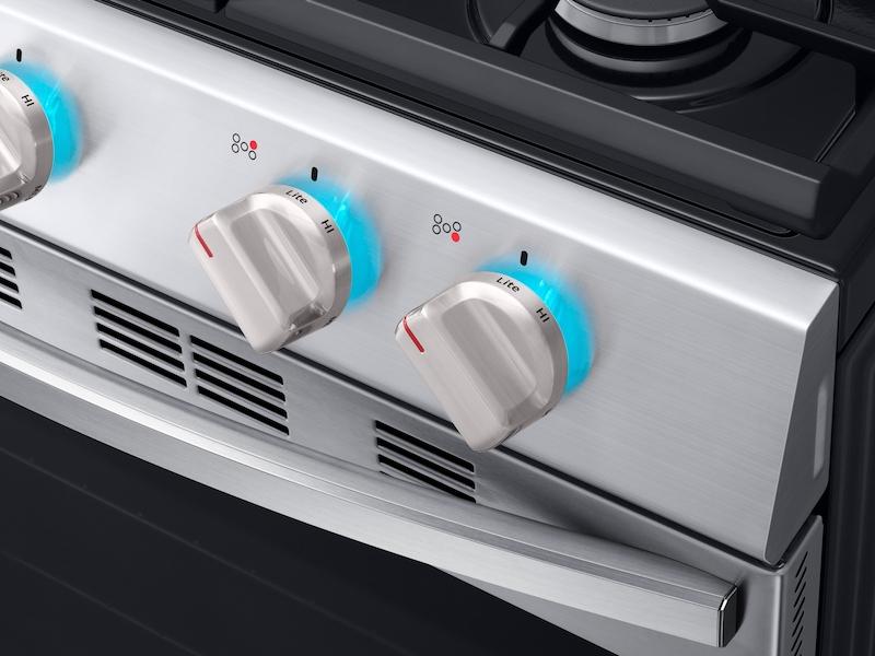 Samsung NX58R6631SS 5.8 cu. ft. Freestanding Gas Range with True Convection in Stainless Steel