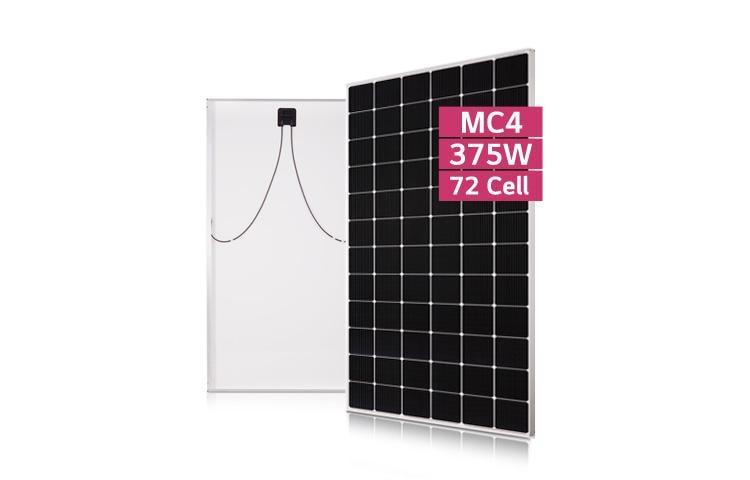 Lg LG375N2WG4 High Efficiency LG NeON®2 72cell Module Cells: 6 x 12 Module efficiency 19.1% Connector Type: MC4