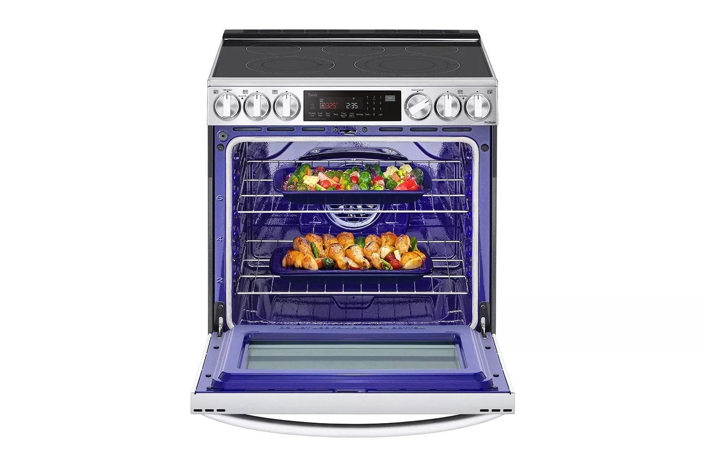 Lg LSEL6335FE 6.3 cu. ft. Smart Wi-Fi Enabled ProBake Convection® InstaView® Electric Slide-In Range with Air Fry
