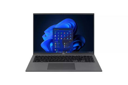 16Z90QRAAS8U1 LG gram 16 Inch Lightweight Laptop, Intel® 12th Gen Core® i7, Windows 11 Home, NVIDIA® GeForce RTX® 2050 graphics, 16GB RAM, 1TB SSD, Gray