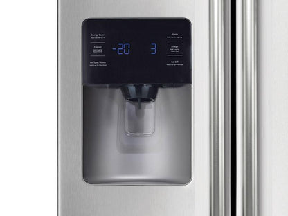 Samsung RS25H5111SR 25 cu. ft. Side-by-Side Refrigerator with In-Door Ice Maker in Stainless Steel