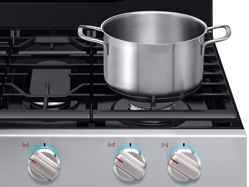 Samsung NX58R6631SS 5.8 cu. ft. Freestanding Gas Range with True Convection in Stainless Steel