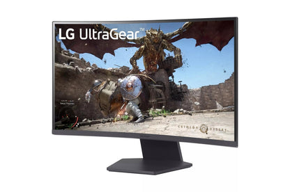 Lg 27GS60QCB 27 Inch UltraGear™ QHD 1440P 180Hz 1ms AMD FreeSync™ HDR10 1000R Curved Gaming Monitor