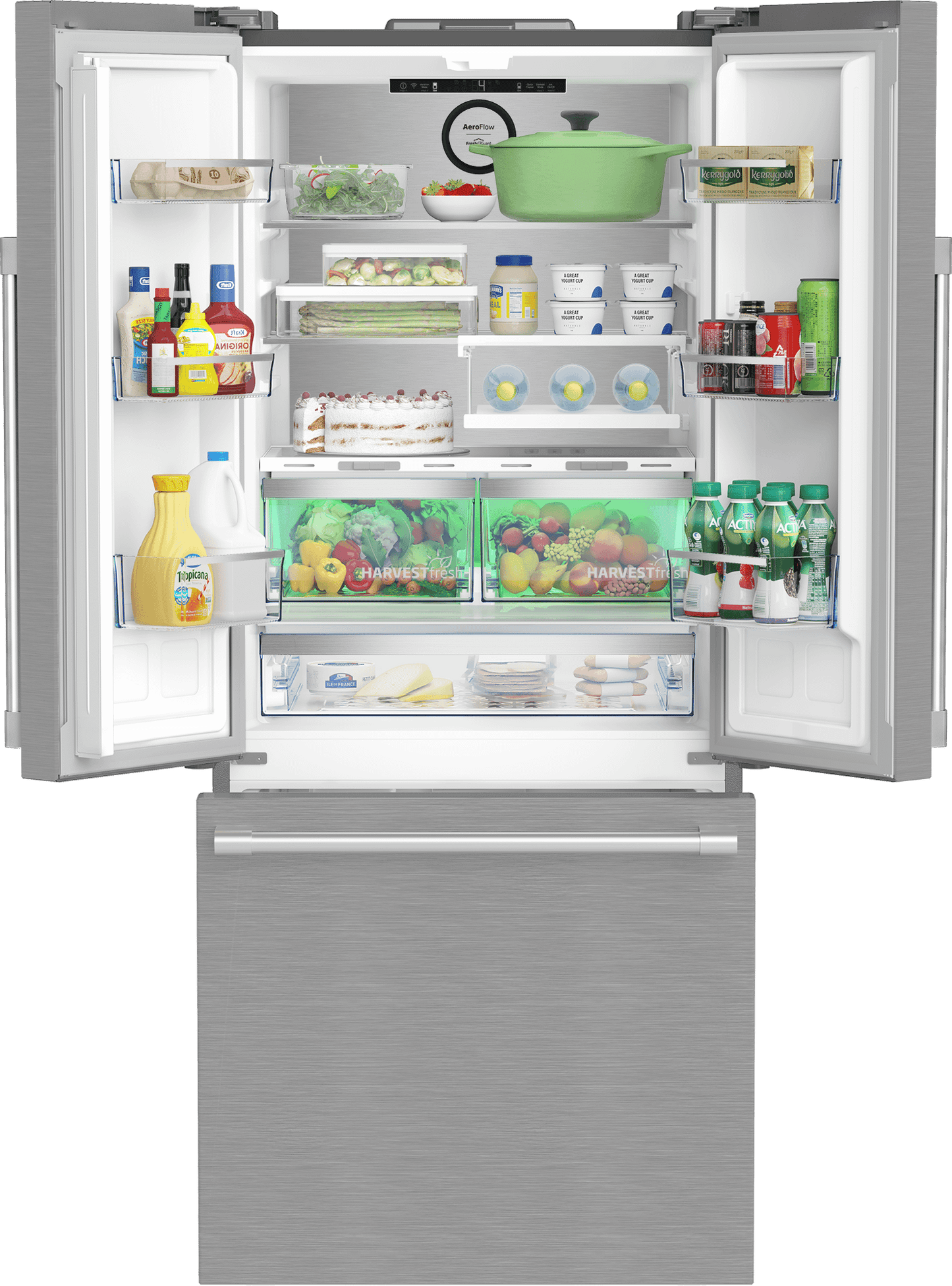 Beko BFFD30216SSIM 30" French Door Refrigerator
