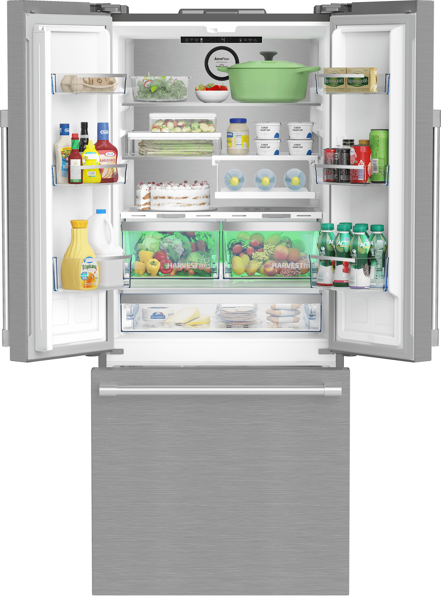 Beko BFFD30216SSIM 30" French Door Refrigerator