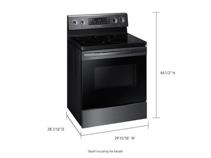 Samsung NE59R4321SG 5.9 cu. ft. Freestanding Electric Range with Convection in Black Stainless Steel