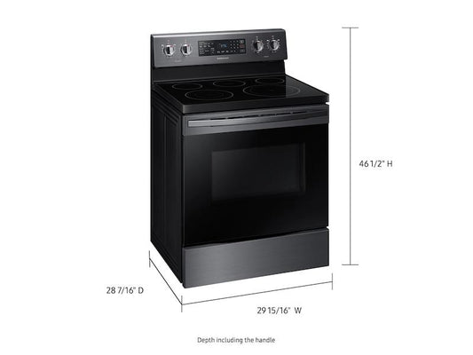 Samsung NE59R4321SG 5.9 cu. ft. Freestanding Electric Range with Convection in Black Stainless Steel
