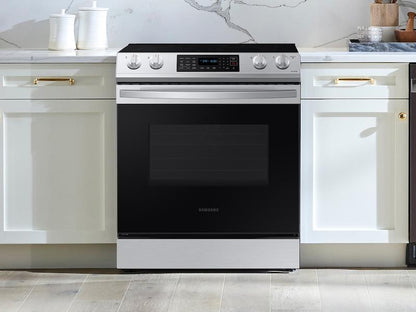 Samsung NE63BG8315SS 6.3 cu. ft. Smart Slide-in Electric Range with Air Fry & Convection in Stainless Steel