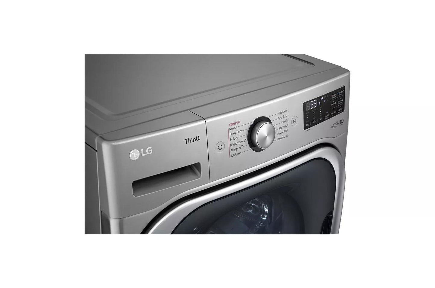 Lg WM8980HVA 5.2 cu. ft. Mega Capacity Smart Wi-Fi Enabled Front Load Washer with TurboWash® and Built-In Intelligence