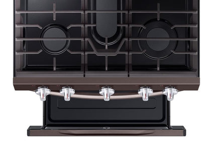 Samsung NX58R6631ST 5.8 cu. ft. Freestanding Gas Range with True Convection in Tuscan Stainless Steel