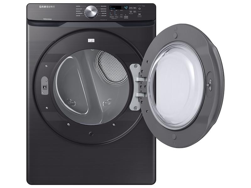Samsung DVE45T6000V 7.5 cu. ft. Electric Dryer with Sensor Dry in Black Stainless Steel
