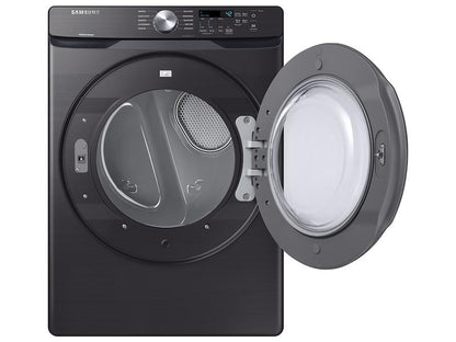 Samsung DVE45T6000V 7.5 cu. ft. Electric Dryer with Sensor Dry in Black Stainless Steel