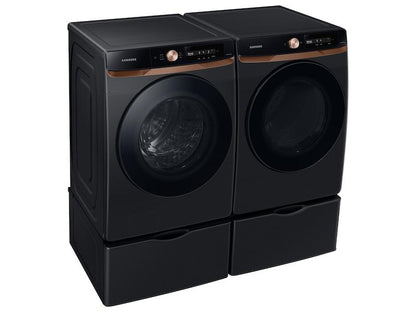 Samsung 7.5 cu. ft. AI Smart Dial Gas Dryer with Super Speed Dry and MultiControl™ in Brushed Black