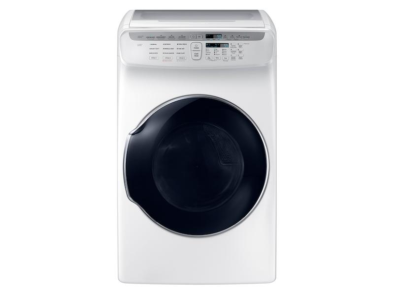 Samsung DVE55M9600W 7.5 cu. ft. Smart Electric Dryer with FlexDry™ in White