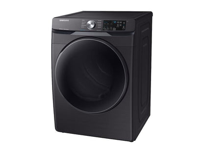 Samsung DVE45R6100V 7.5 cu. ft. Electric Dryer with Steam Sanitize+ in Black Stainless Steel