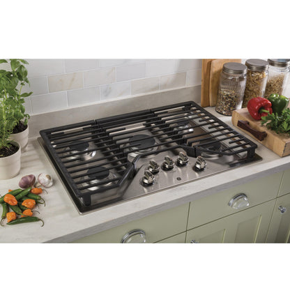 JGP5030SLSS GE® 30" Built-In Gas Cooktop with 5 Burners and Dishwasher Safe Grates