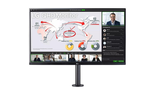 Lg 32QP880B 32 Inch Ergo QHD 1440P IPS Monitor with USB Type-C™