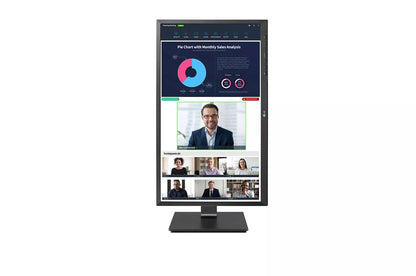 Lg 24MP750CB 24 Inch FHD IPS USB Type-C™ Monitor with Built-in Full HD Webcam & Mic