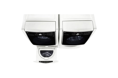 Lg WM5000HWAWD100CWDLGX5001WWDP4W 5.5 Total Capacity LG TWINWash™ Bundle with LG SideKick™ and Gas Dryer