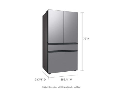 Samsung RF23BB8200QL Bespoke 4-Door French Door Refrigerator (23 cu. ft.) with AutoFill Water Pitcher in Stainless Steel