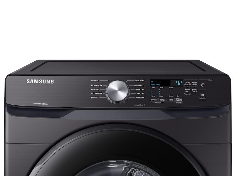 Samsung DVE45T6000V 7.5 cu. ft. Electric Dryer with Sensor Dry in Brushed Black