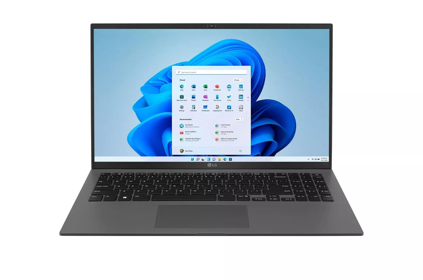 15Z90QPAAC6U1 LG gram 15 Inch Lightweight Laptop powered by Intel® Core™ i5, Windows 11 Home, 16GB RAM, 512GB SSD, Gray