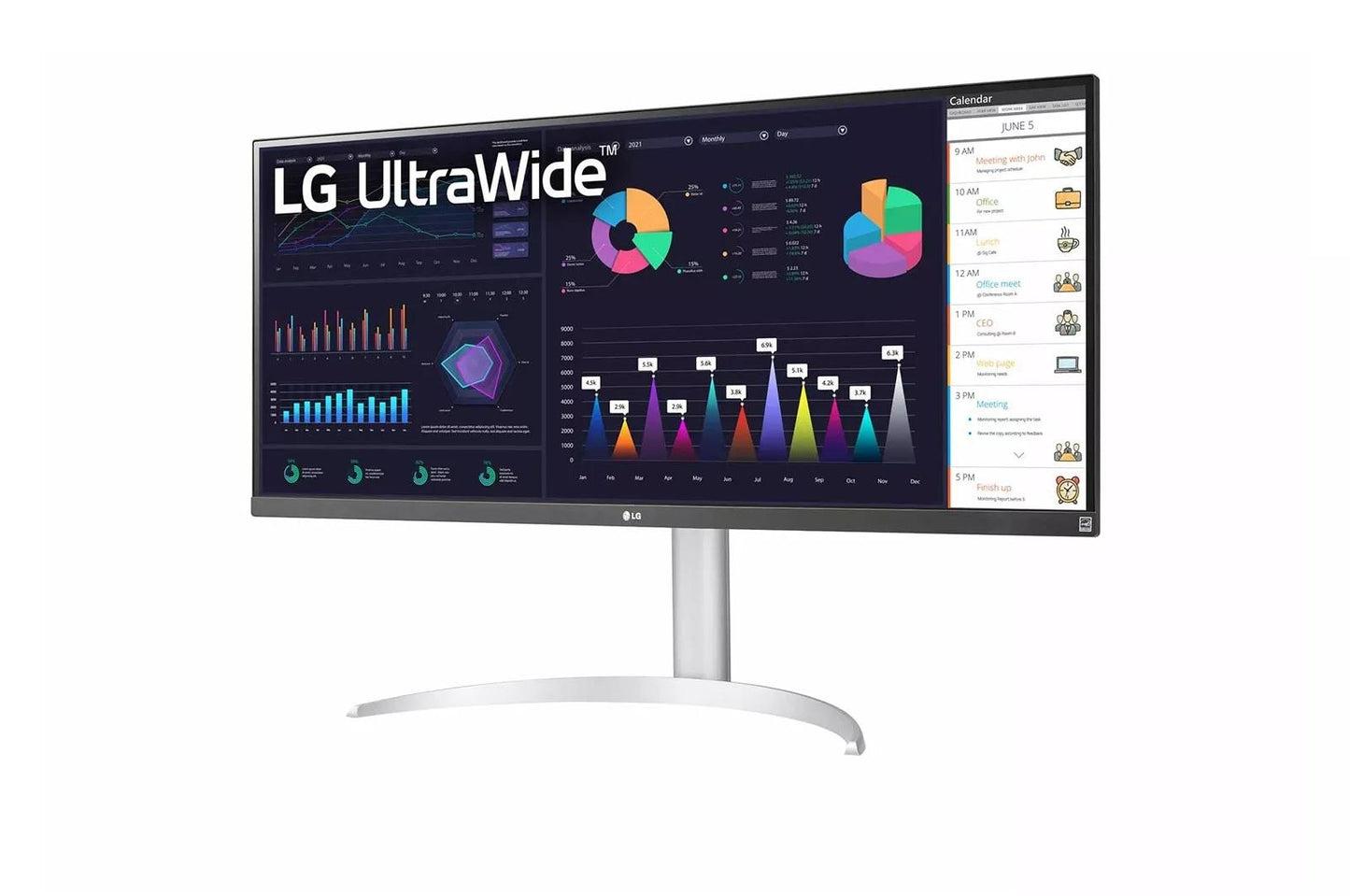 Lg 34WQ650W 34 Inch UltraWide FHD VESA DisplayHDR 400 AMD FreeSync™ IPS Monitor with USB Type-C™