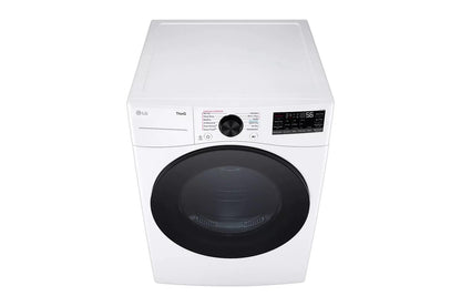 Lg DLGX4081W 7.4 cu. ft. Ultra Large Capacity Smart Front Load ENERGY STAR Gas Dryer with Sensor Dry & Steam Technology