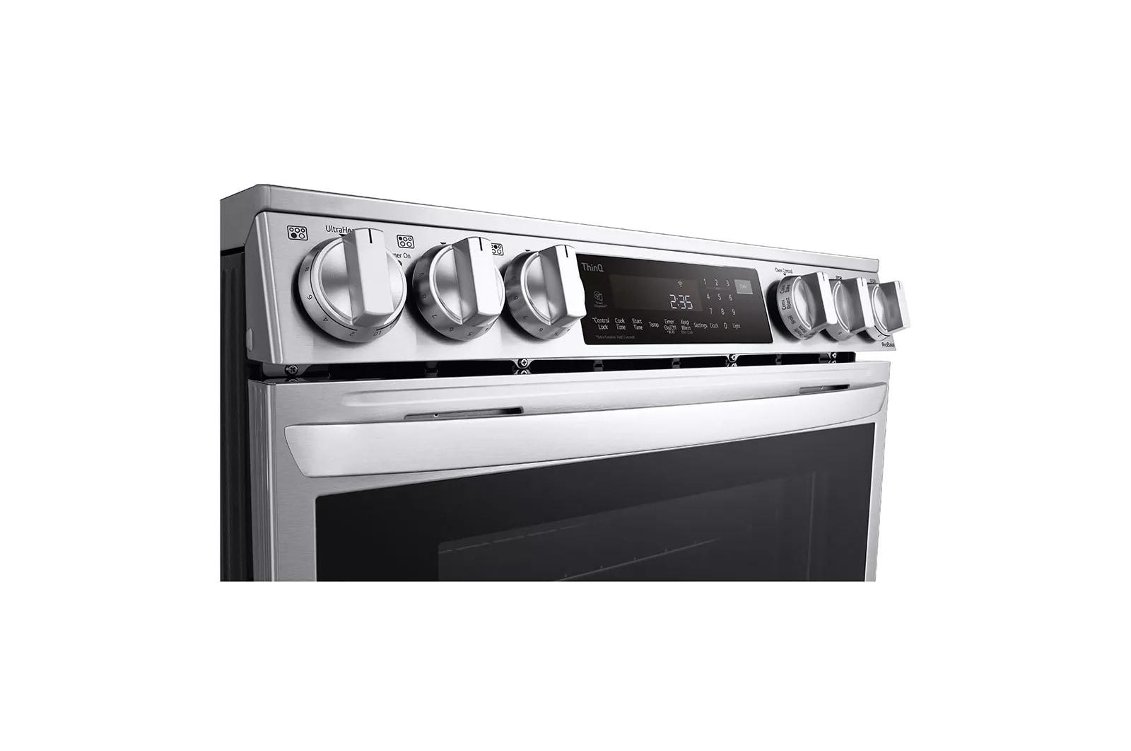 Lg LSEL6335FE 6.3 cu ft. Smart wi-fi Enabled ProBake Convection® InstaView® Electric Slide-In Range with Air Fry