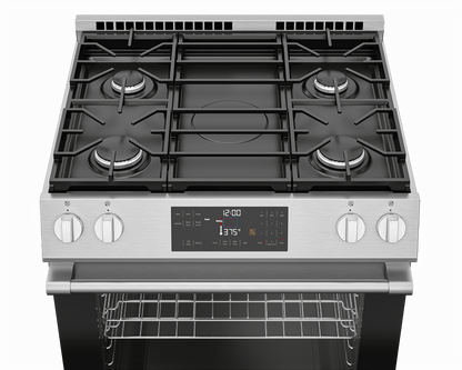 Beko SLGR30423SS 30" Slide-In Range