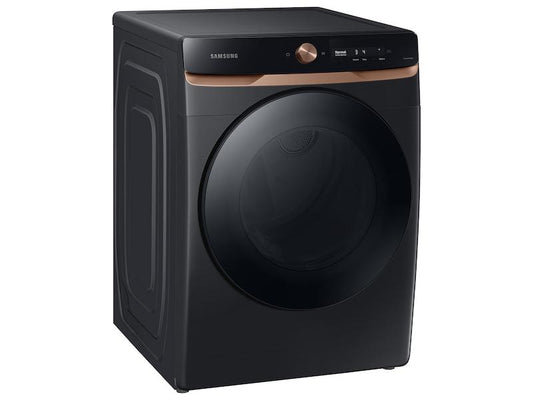 Samsung 7.5 cu. ft. AI Smart Dial Gas Dryer with Super Speed Dry and MultiControl™ in Brushed Black