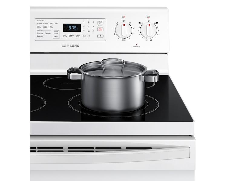 Samsung NE59T4321SW 5.9 cu. ft. Freestanding Electric Range with Convection in White