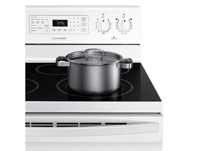 Samsung NE59T4321SW 5.9 cu. ft. Freestanding Electric Range with Convection in White