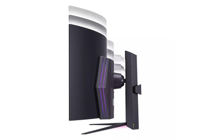 Lg 45GS96QBB 45 Inch UltraGear™ OLED WQHD 1440P 240Hz 0.03ms G-Sync Compatible 800R Curved Gaming Monitor with Built-in Speakers