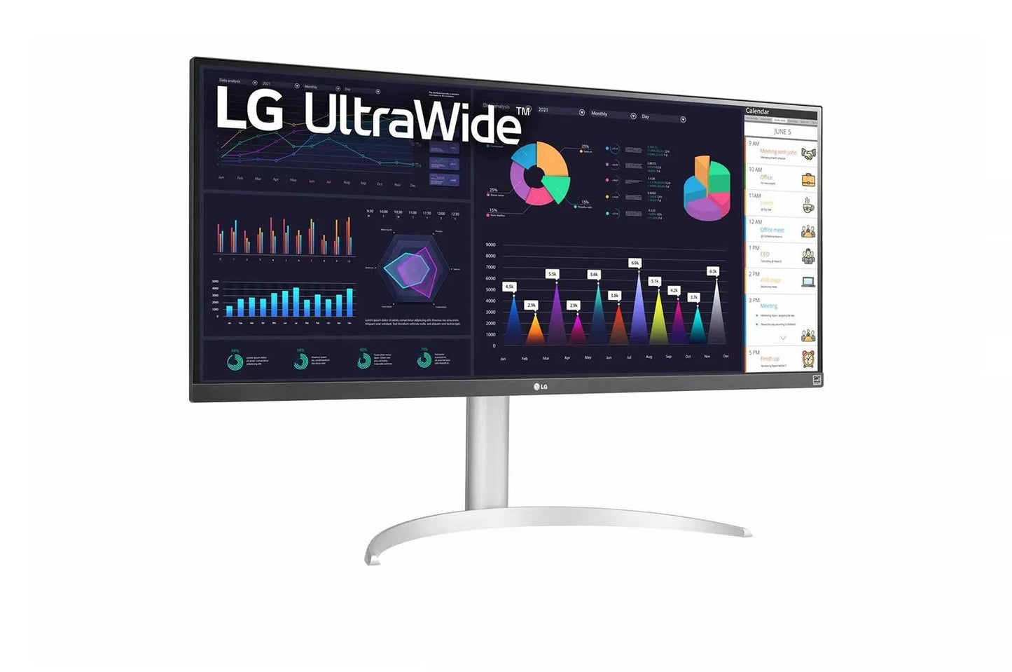 Lg 34WQ650W 34 Inch UltraWide FHD VESA DisplayHDR 400 AMD FreeSync™ IPS Monitor with USB Type-C™