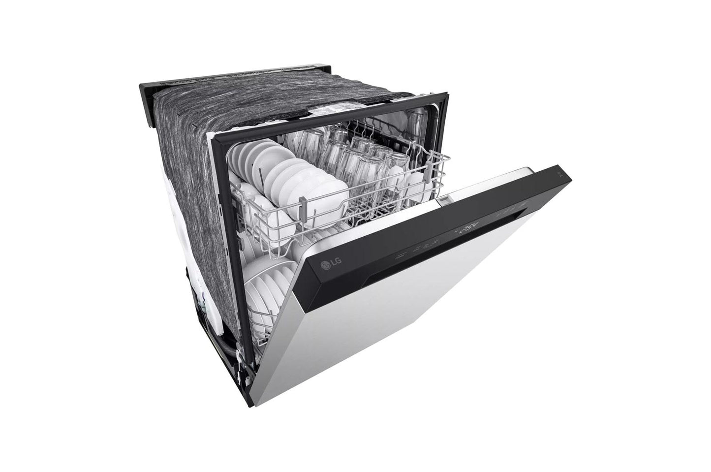 Lg LDFC2423C 24 Inch Front Control Dishwasher with Rust-Resistant Stainless Steel Tub and Dynamic Dry™