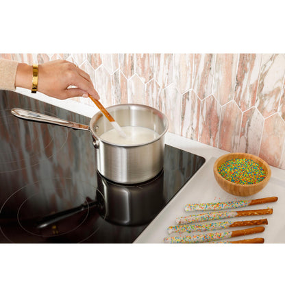 JEP5036DTBB GE® 36" Built-In Knob Control Electric Cooktop