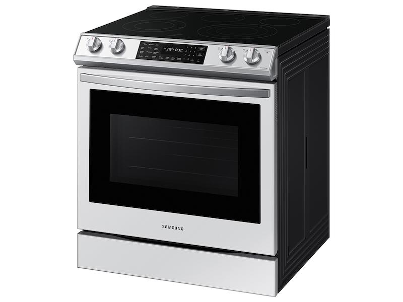 Samsung Bespoke 6.3 cu. ft. Smart Front Control Slide-In Electric Range with Air Fry