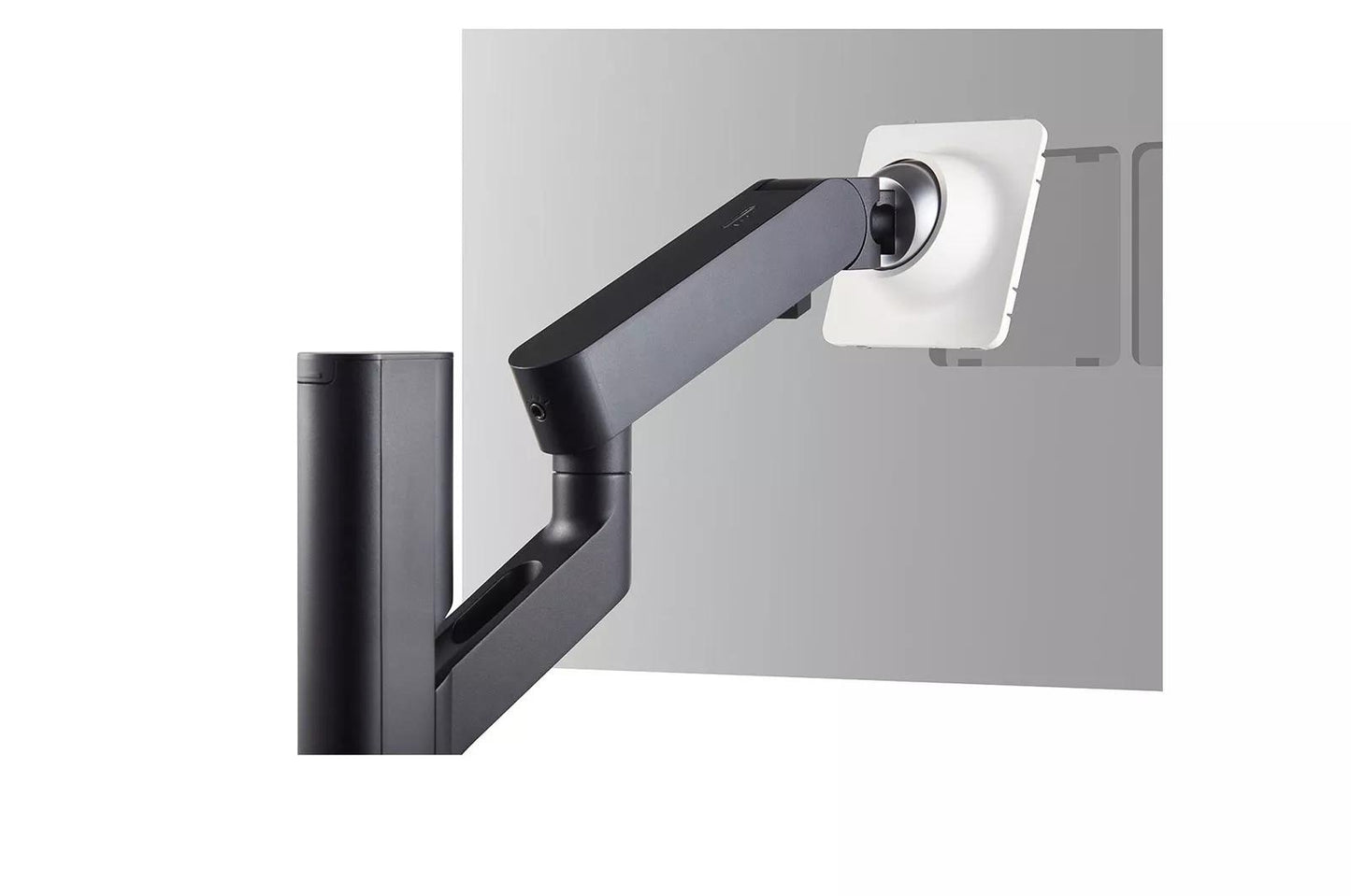 EG800BW LG Ergo Stand - Desk Mount, Adjustable Monitor Arm with Full Motion (White Mounting Plate)