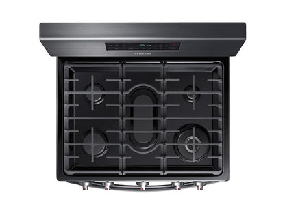 Samsung NX58T7511SG 5.8 cu. ft. Freestanding Gas Range with Air Fry and Convection in Black Stainless Steel